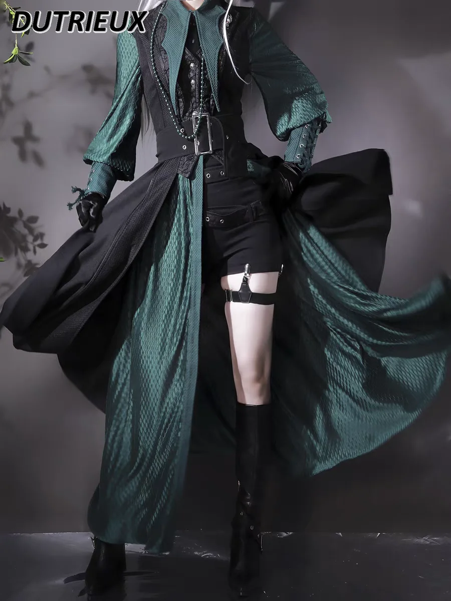 Slim Fit Suit Set - 2026 Japanese Goth Lolita Long Retro