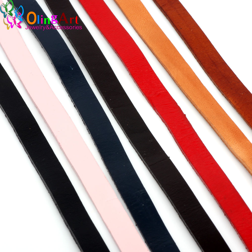 Patent Leather Oxford - OlingArt 10*2mm 1Yard/Lot Multiple Colour Flat