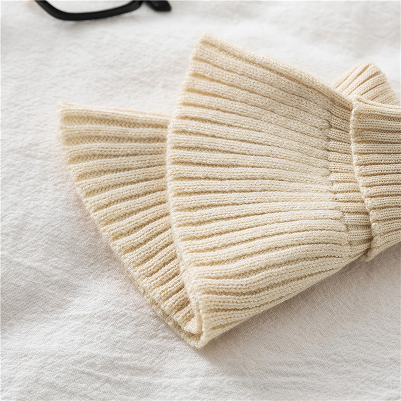 Women Knitted Fake Collar Scar - Windsor Knot Tie 评论和价格