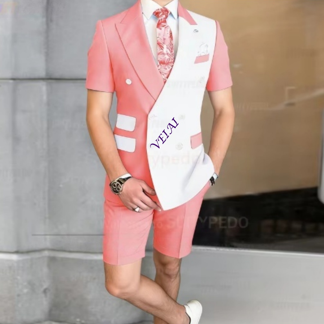 Summer Men's 2-Piece Casual Su - Men'S Formal Wear 评论和价格
