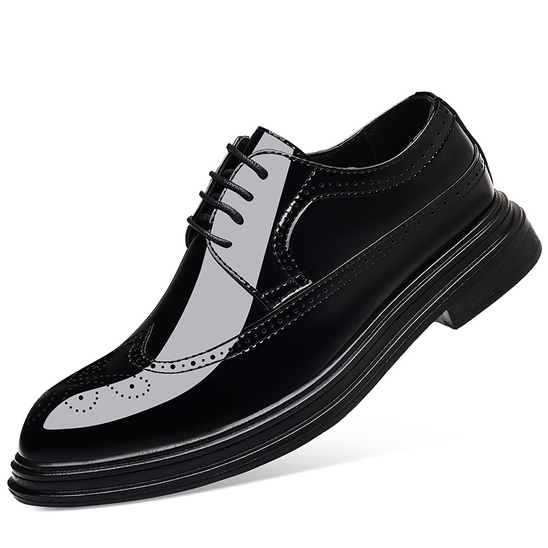 Men's Patent Leather Brogue Dr - Patent Leather Oxford 评论和价格