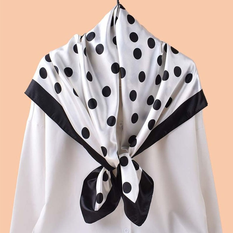 90*90cm Luxury Polka Dots Silk - Windsor Knot Tie 评论和价格