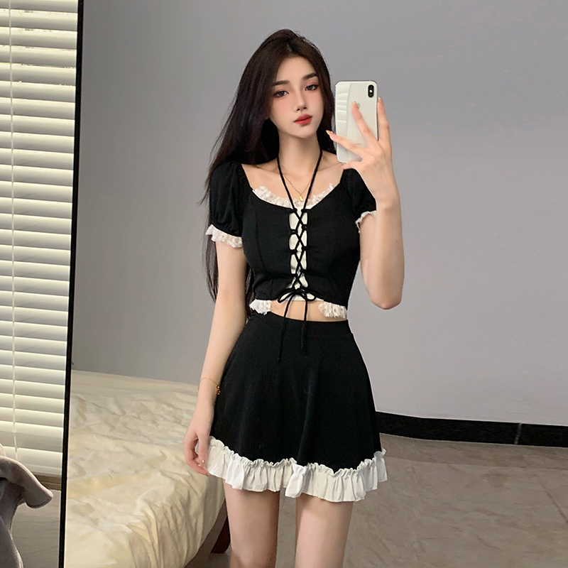 Instagram Style Women Two Piec - Slim Fit Suit Set 评论和价格
