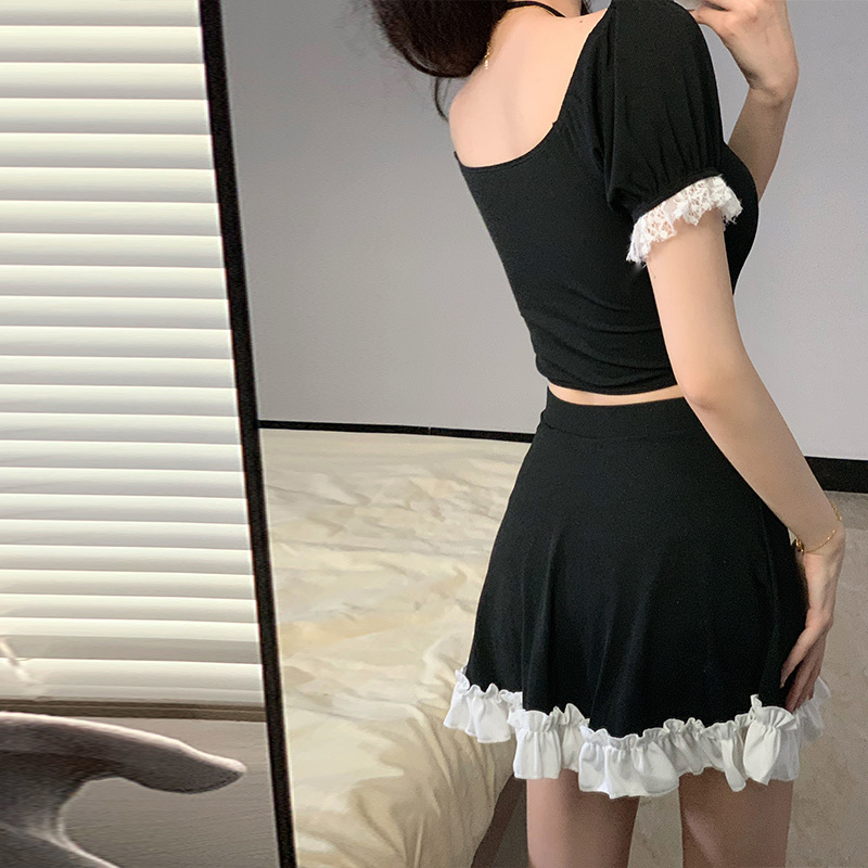 Instagram Style Women Two Piec - Slim Fit Suit Set 评论和价格