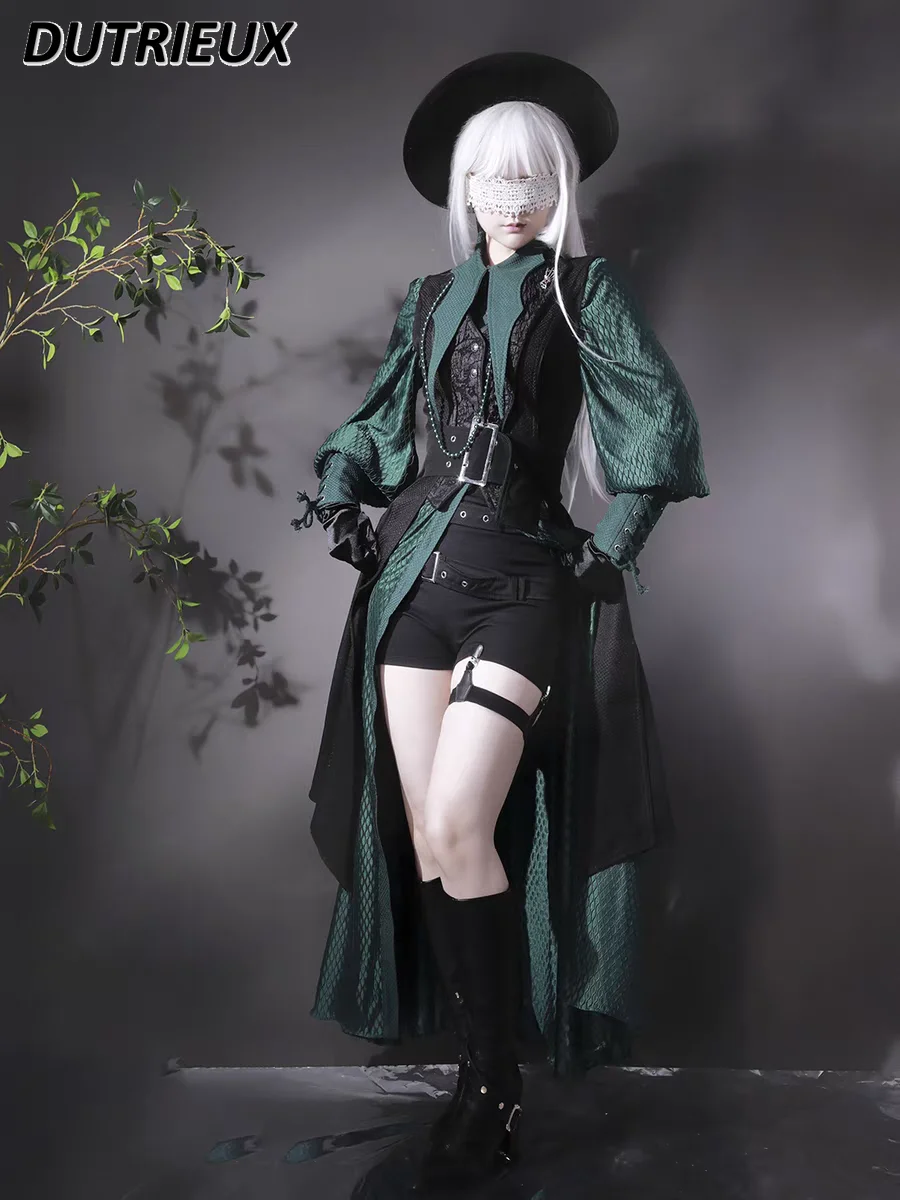 2026 Japanese Goth Lolita Long - Slim Fit Suit Set 评论和价格