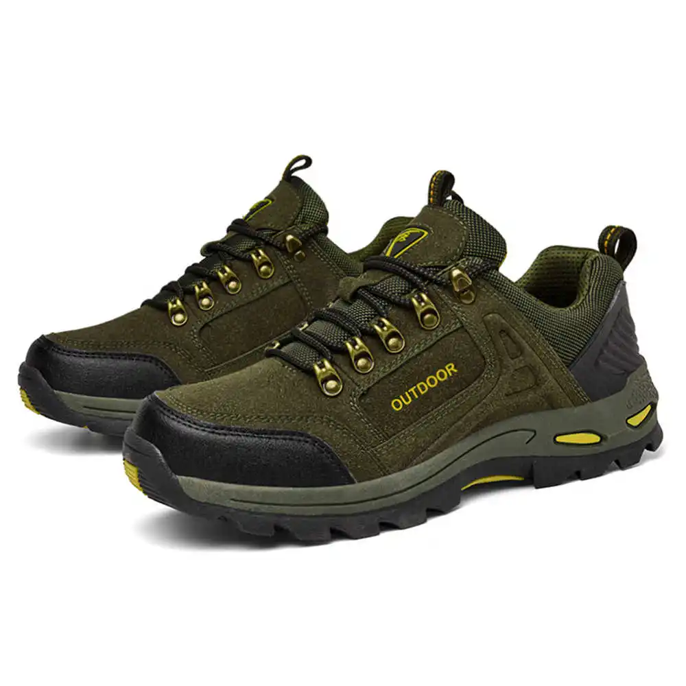 Non-slip Lace Up Hiking Tennis - Formal Upper Wear For Men Winter 评论和价格