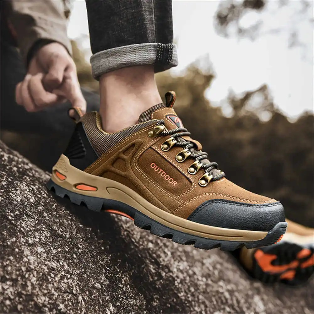 Non-slip Lace Up Hiking Tennis - Formal Upper Wear For Men Winter 评论和价格