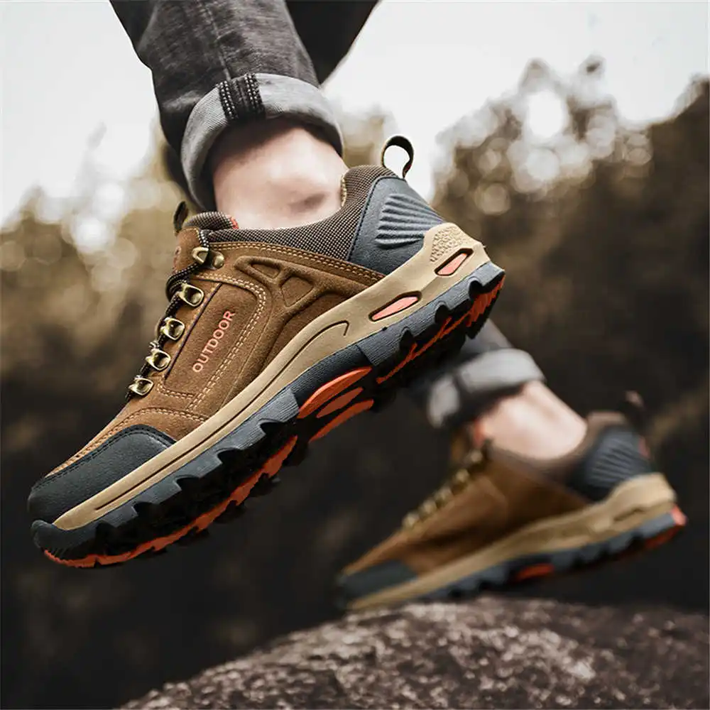 Non-slip Lace Up Hiking Tennis - Formal Upper Wear For Men Winter 评论和价格