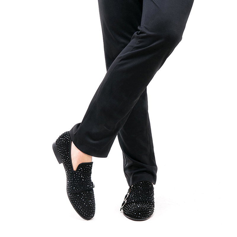 Piergitar New Black Suede Men  - Men'S Formal Wear 评论和价格