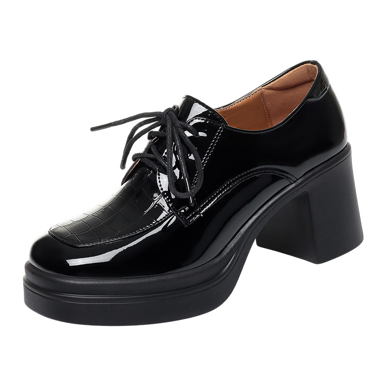 6.5cm Elegant Comfortable Deep - Patent Leather Oxford 评论和价格