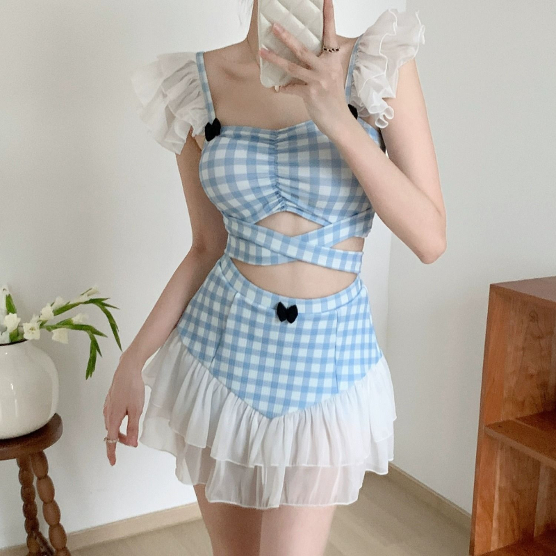 Ladies Slimming Halter Bathing - Slim Fit Suit Set 评论和价格