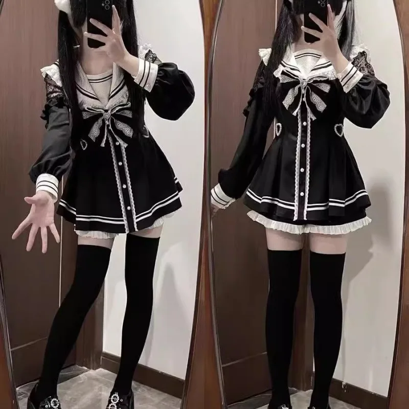 Girls Jirai Kei Cosplay Dress  - Slim Fit Suit Set 评论和价格