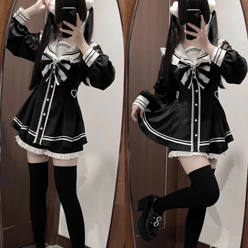Girls Jirai Kei Cosplay Dress  - Slim Fit Suit Set 评论和价格