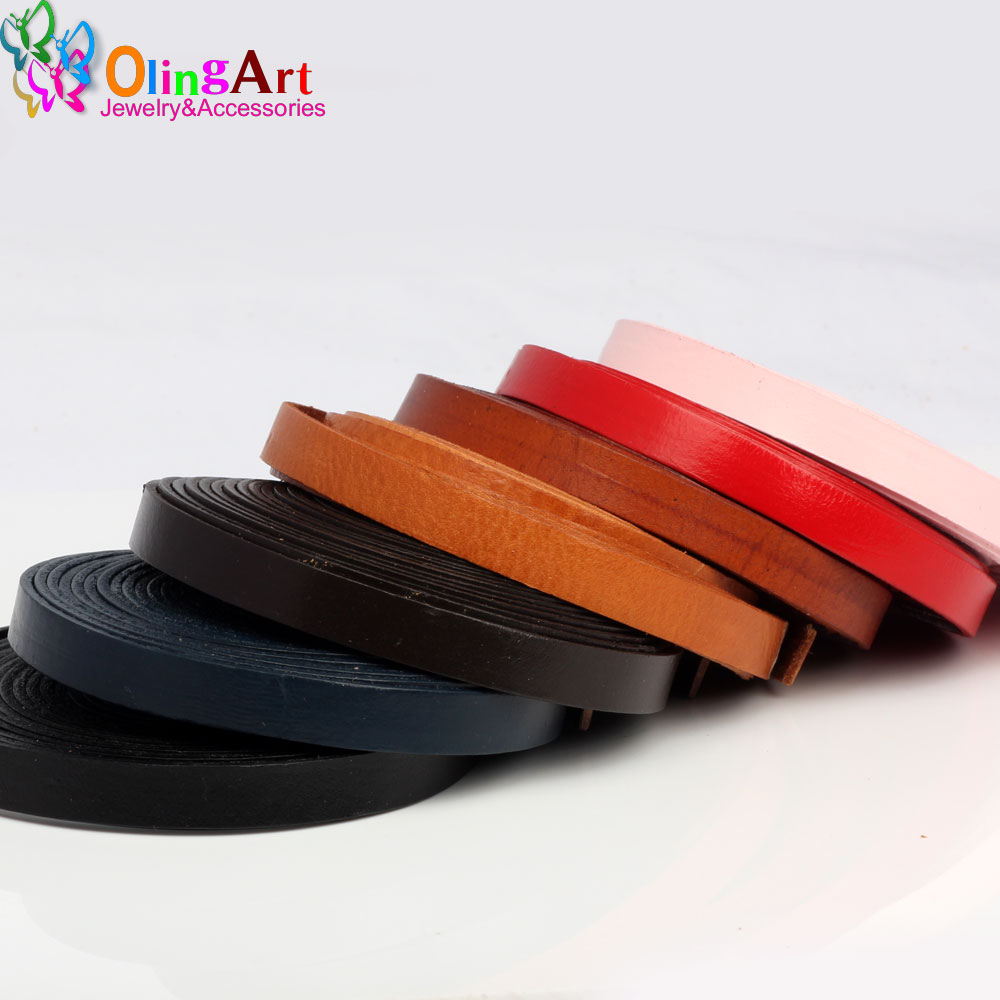 OlingArt 10*2mm 1Yard/Lot Mult - Patent Leather Oxford 评论和价格