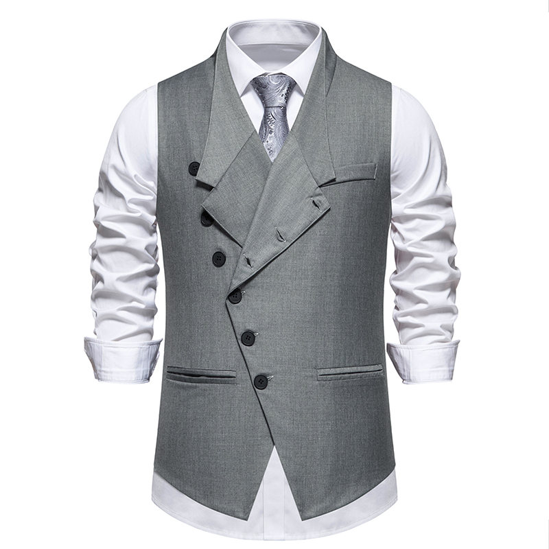 New Men's Suit Vests Fashion S - Men Formal Wear Vest 评论和价格
