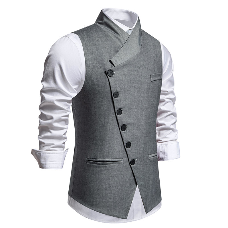 New Men's Suit Vests Fashion S - Men Formal Wear Vest 评论和价格