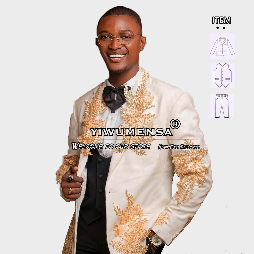 Customized 3 Pieces Suits Men  - Men'S Formal Wear 评论和价格