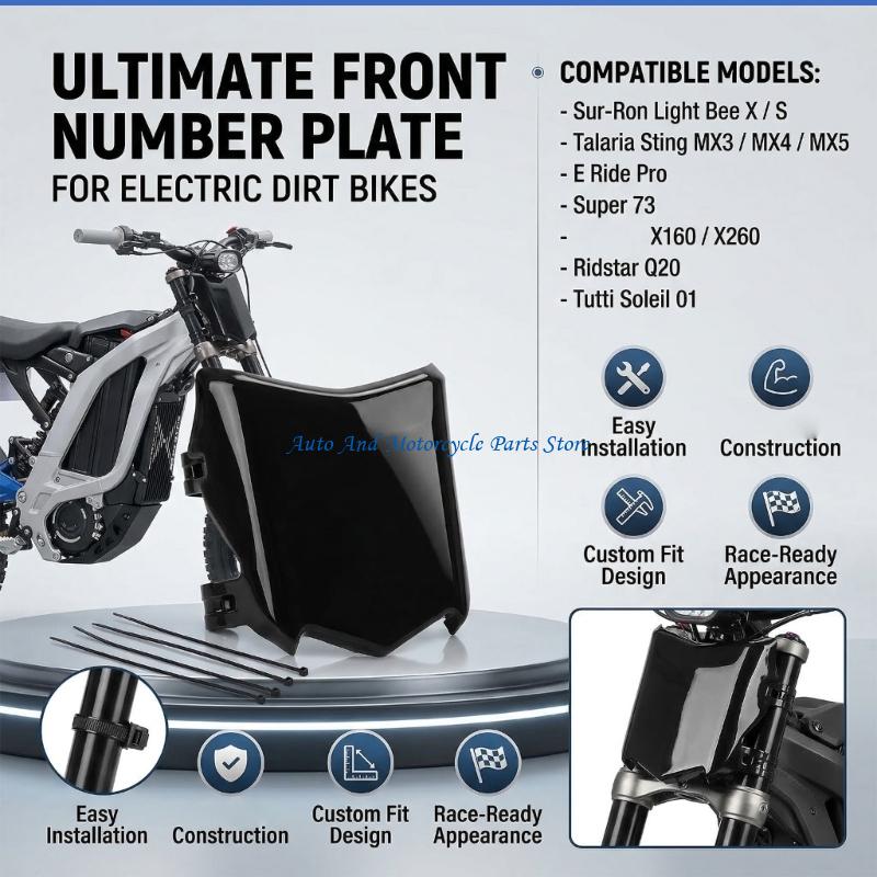 Electric Bike Number Plate ABS - Windsor Knot Tie 评论和价格