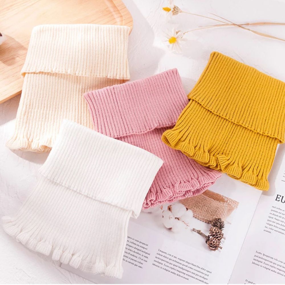 Fashion Warm Knitted Fake Coll - Windsor Knot Tie 评论和价格