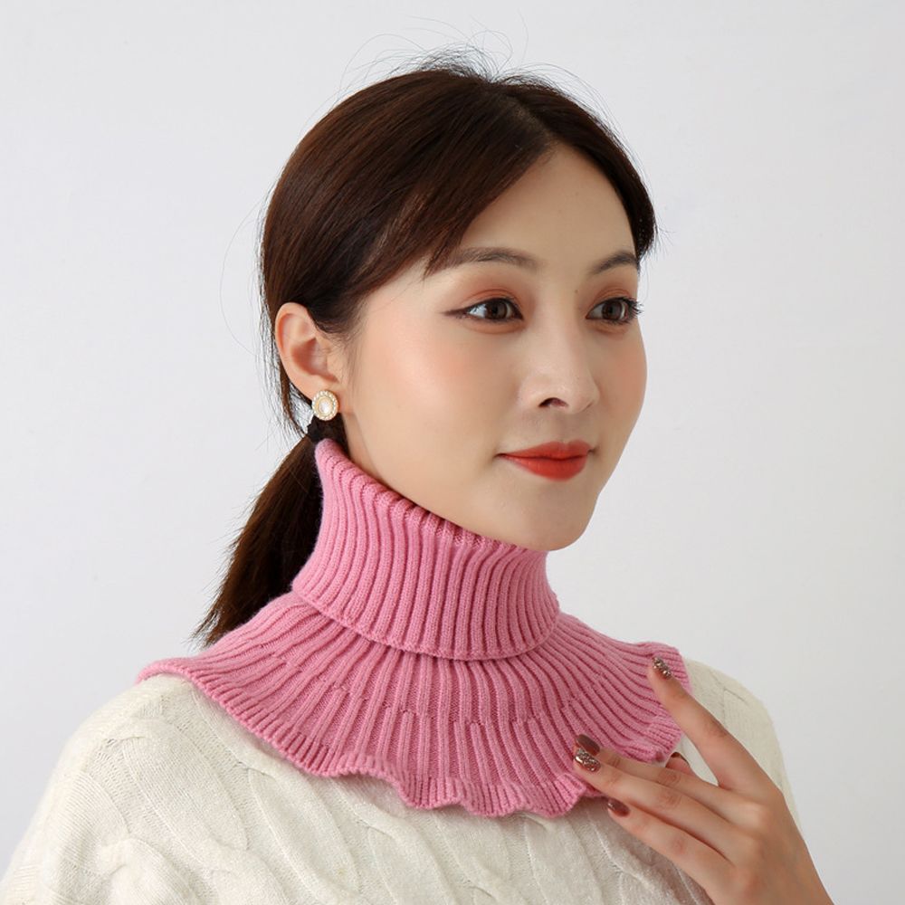 Fashion Warm Knitted Fake Coll - Windsor Knot Tie 评论和价格