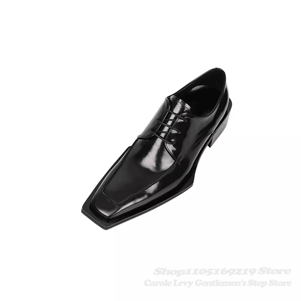 Black Patent Leather Men 4Cm H - Patent Leather Oxford 评论和价格