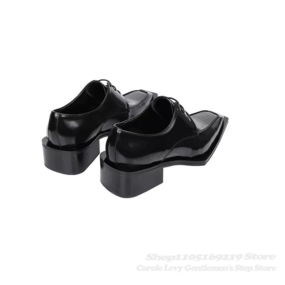Black Patent Leather Men 4Cm H - Patent Leather Oxford 评论和价格