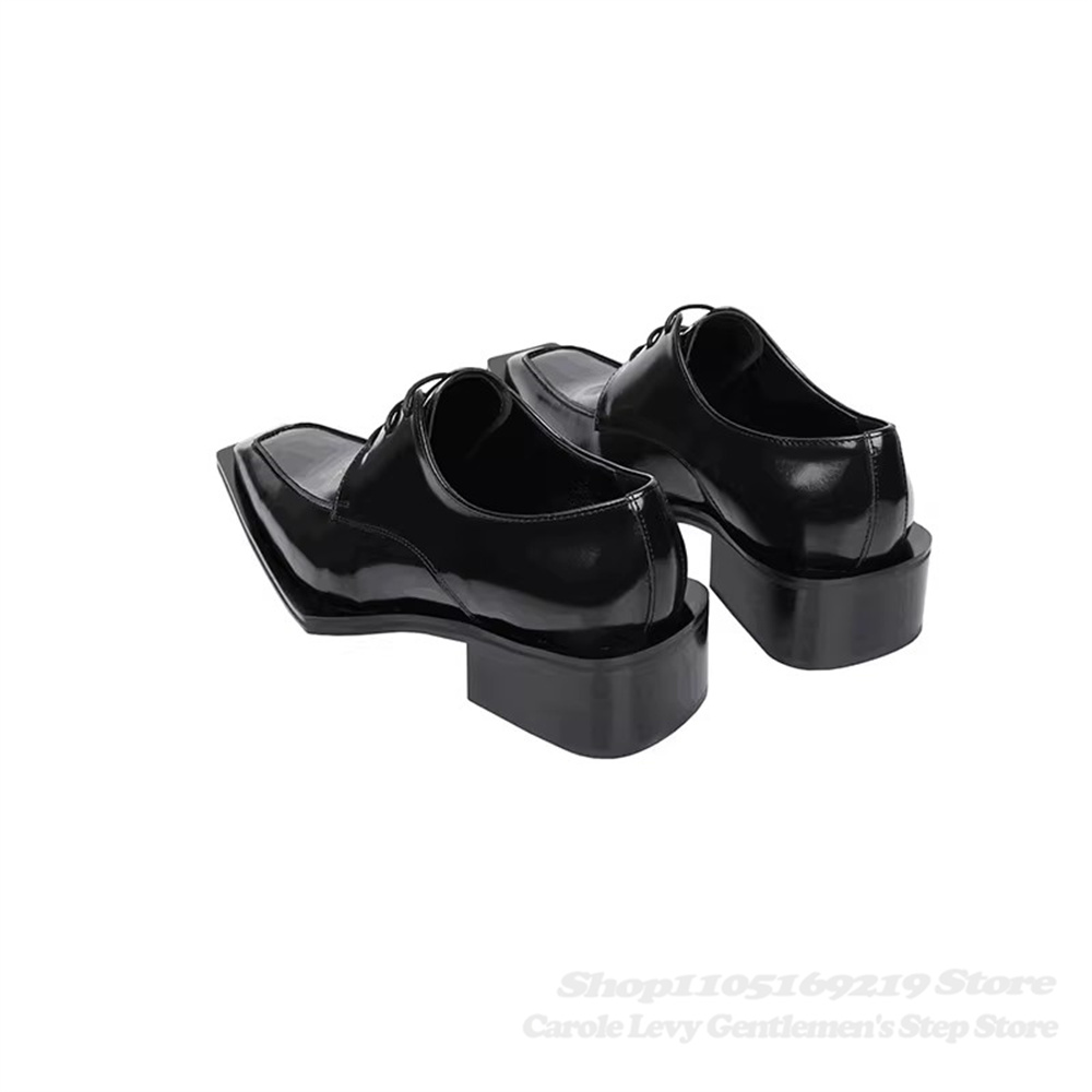 Black Patent Leather Men 4Cm H - Patent Leather Oxford 评论和价格