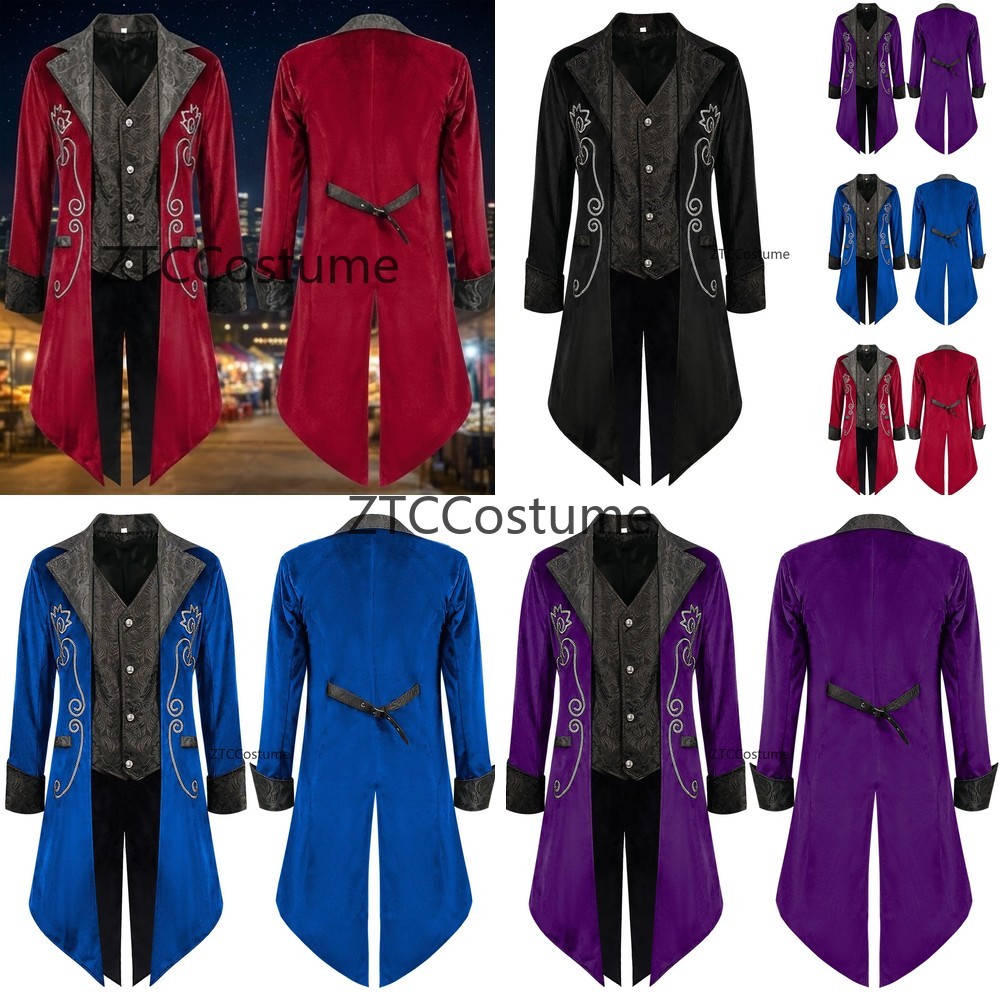 Steampunk Victorian Tailcoat M - Historical Men'S Formal Wear 评论和价格