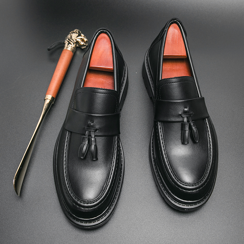 Tassel Loafers Men Platform Th - Patent Leather Oxford 评论和价格