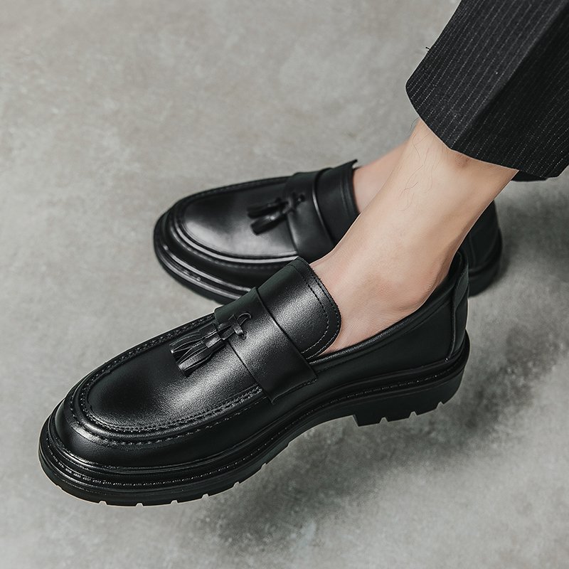 Tassel Loafers Men Platform Th - Patent Leather Oxford 评论和价格